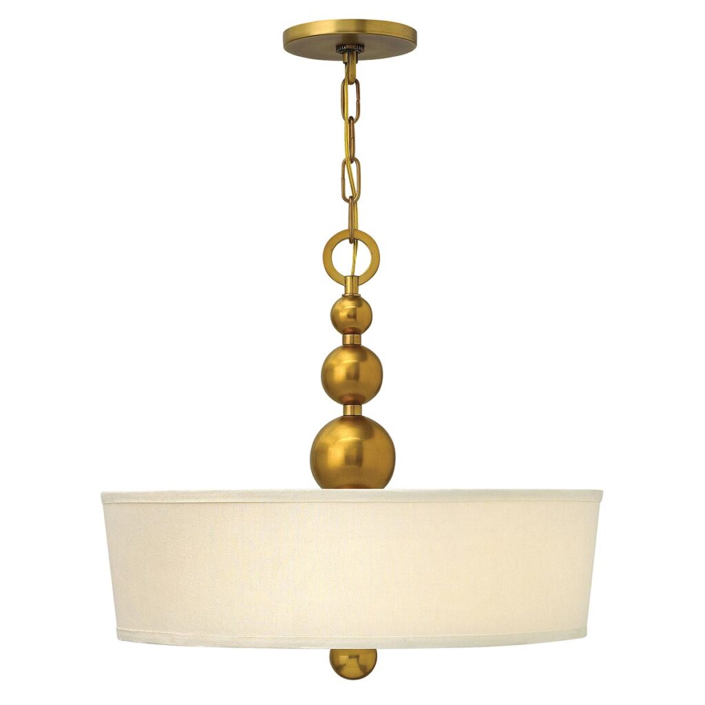 Lampa wisząca Ball Gold - Vintage mosiądz