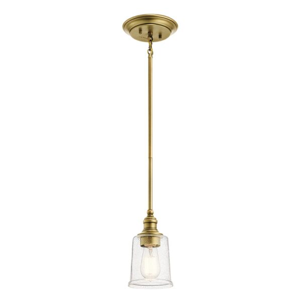 lampa wisząca do kuchni styl vintage Waverly 1 mosiądz