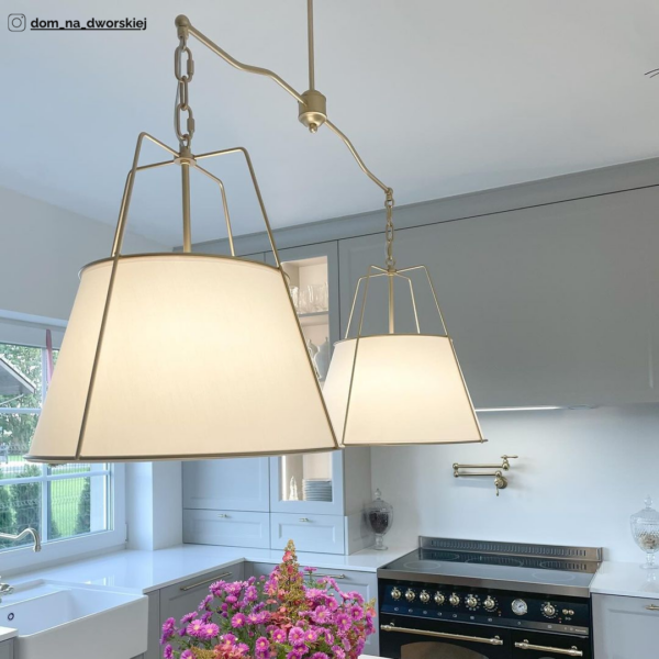 lampa wisząca nad stół styl modern farmhouse