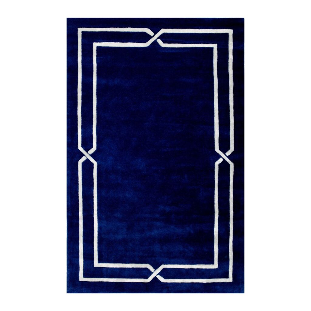 Dywan Modern Dark Blue 152x244cm